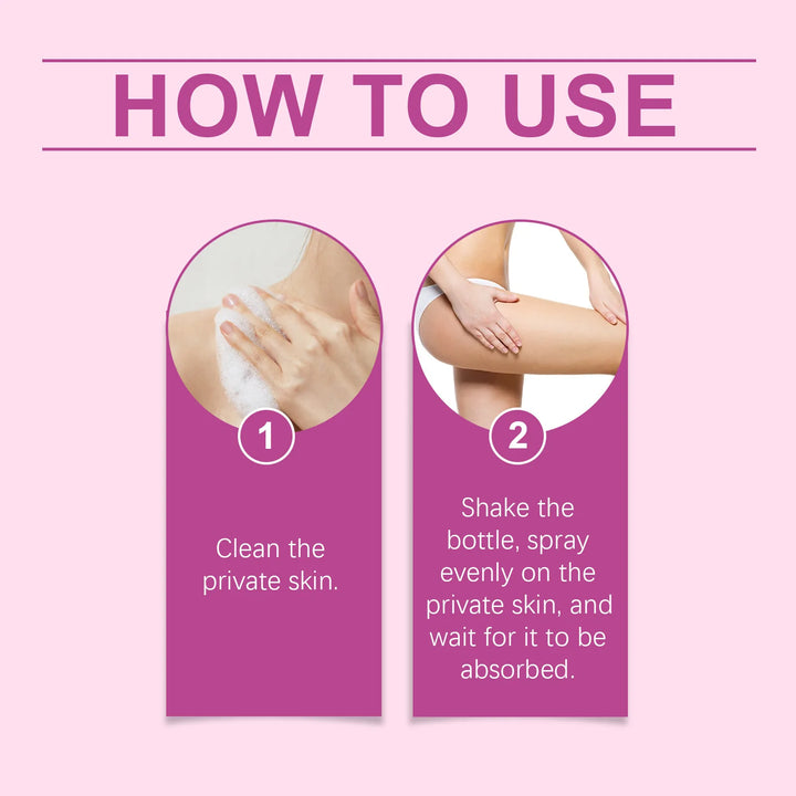 North Moon Women Private Parts Cleaning Spray Improve Shrinking Remove Bad Odor Keep Tightening Hygiene Vagina Moisturizing Oils