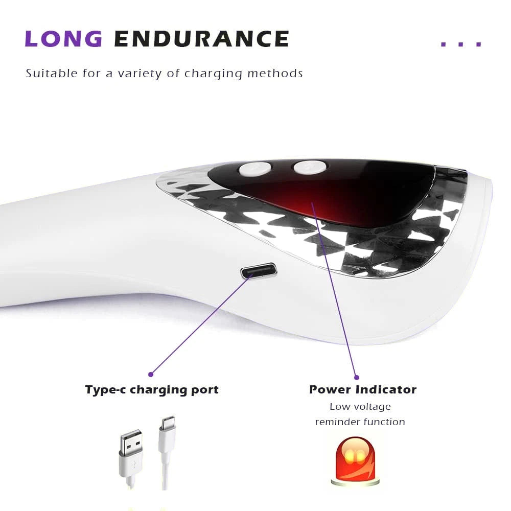 YIKOOLIN Handheld UV LED Nail Lamp USB Rechargeable Mini Manicure Lamp Nail Dryer With 5 Lamp Beads Quick Drying Gel Nail Polish