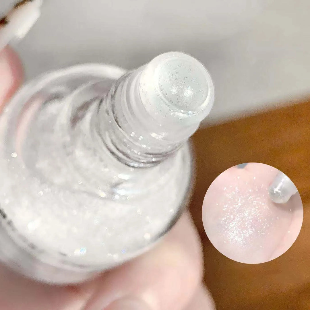 Face Sparkling Highlighter Liquid High Gloss Glitter Body Eye Face Contouring Highlighter Sparkling Waterproof Not Greasy Makeup