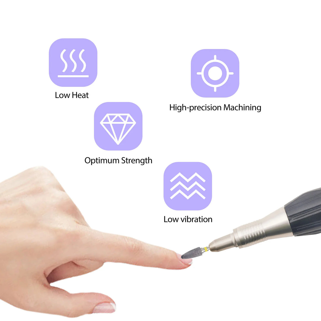 1Pcs Carbide Nail Drill Bits Cuticle Clean  Rotary Burrs Electric Nail File For Manicure Pedicure Tools