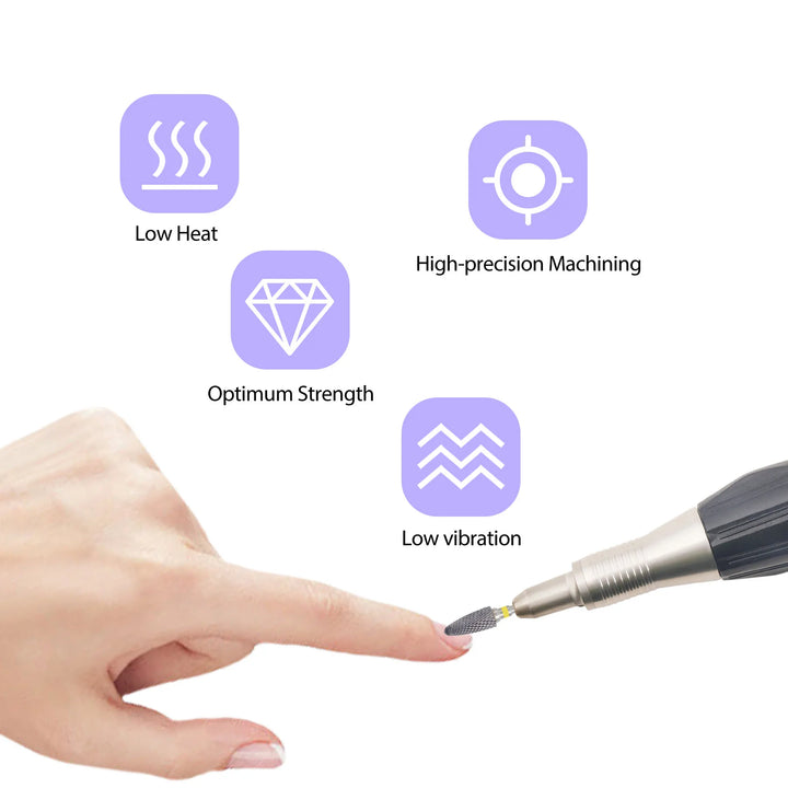 1Pcs Carbide Nail Drill Bits Cuticle Clean  Rotary Burrs Electric Nail File For Manicure Pedicure Tools