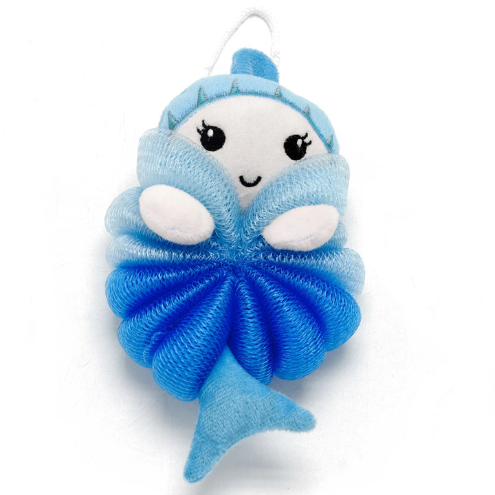 Kawaii Baby Body Bath Ball Mermaid Kids Body Brush Soft Skin-friendly Children Bath Flower Bathroom Accessories