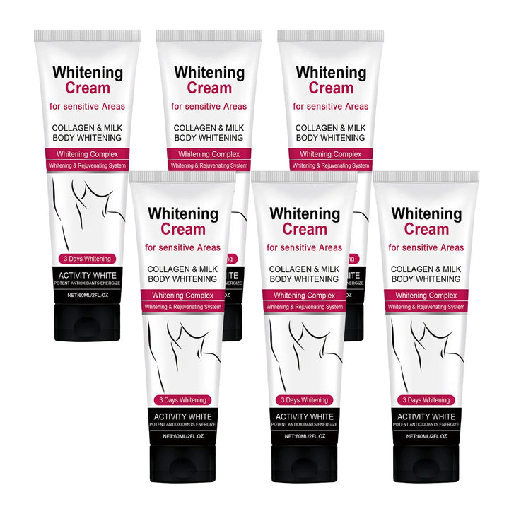 EELHOE 60ml Underarm Whitening Cream Dark Skin Improve Melanin Pigmentation Bleaching Brighten For Underarms Knees Elbows Care