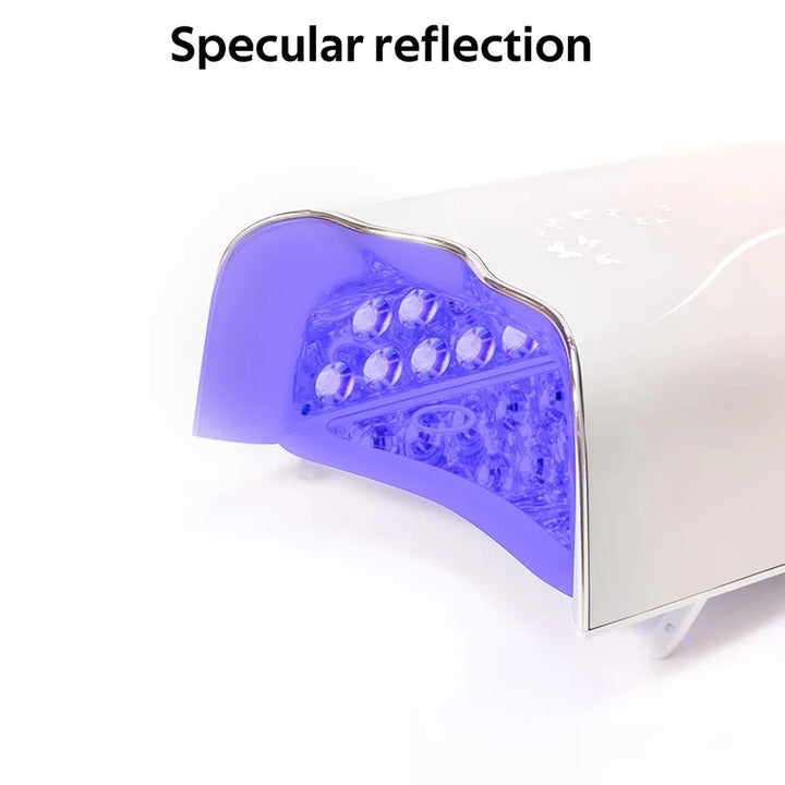 Luxury 110W/78W Rechargeable Nail Lamp with Mirror Bottom Wireless Gel Polish Dryer Manicure Machine Cordless Nail UV LED Lamp