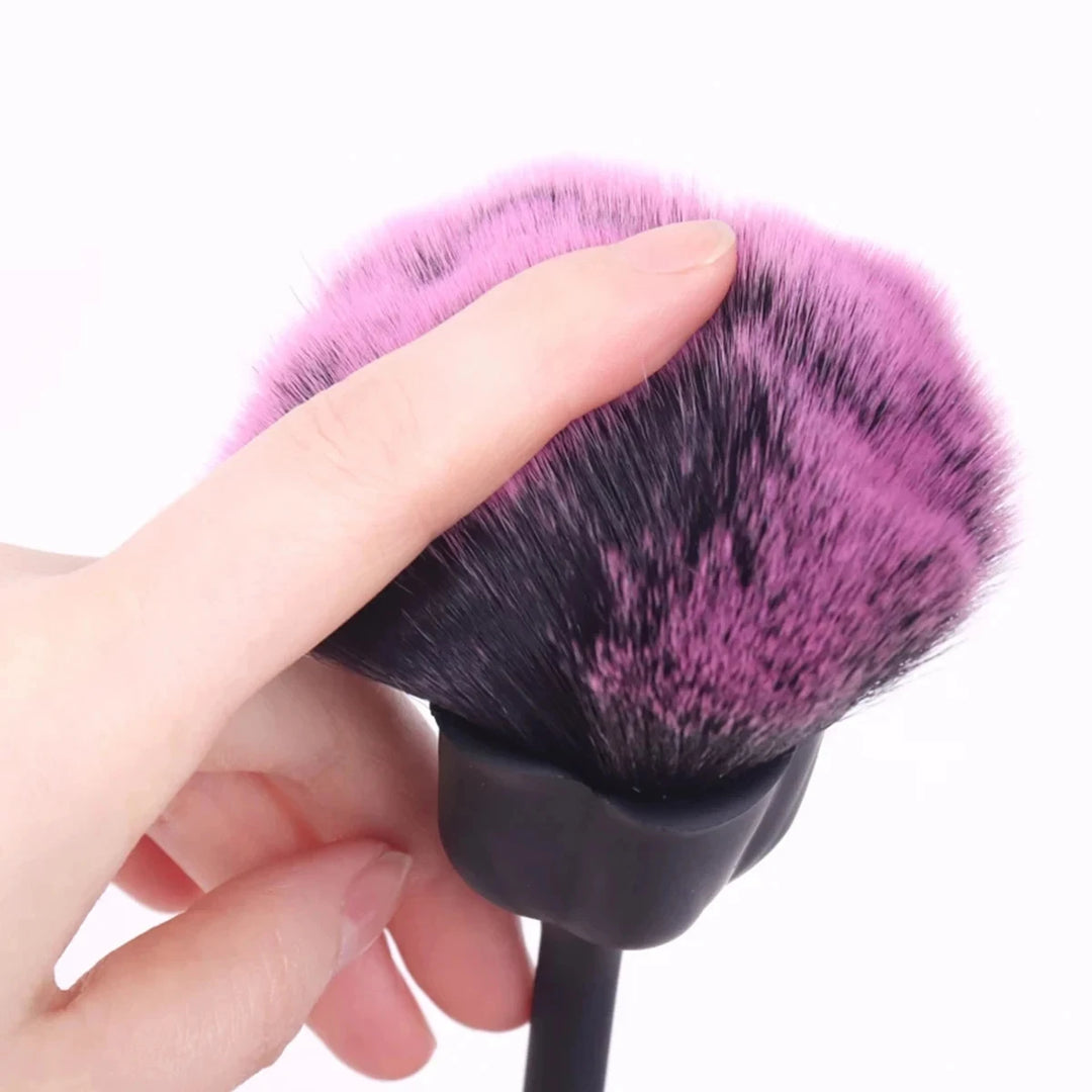 Rose-shaped Soft Brush For Manicure Nail Art Dust Brush Nail Dust Brush Gel Polish Dust Cleaning Nail Brushes Tool Nail Supplies