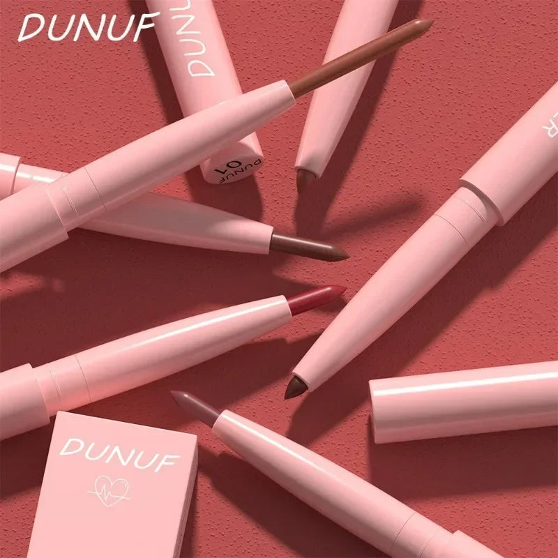 12color Velvet Matte Lip Liner for Easy Coloring Lip Makeup Nude Red Brown Tint Lipliner Soft Smooth Lasting Lipliner Crayon Set