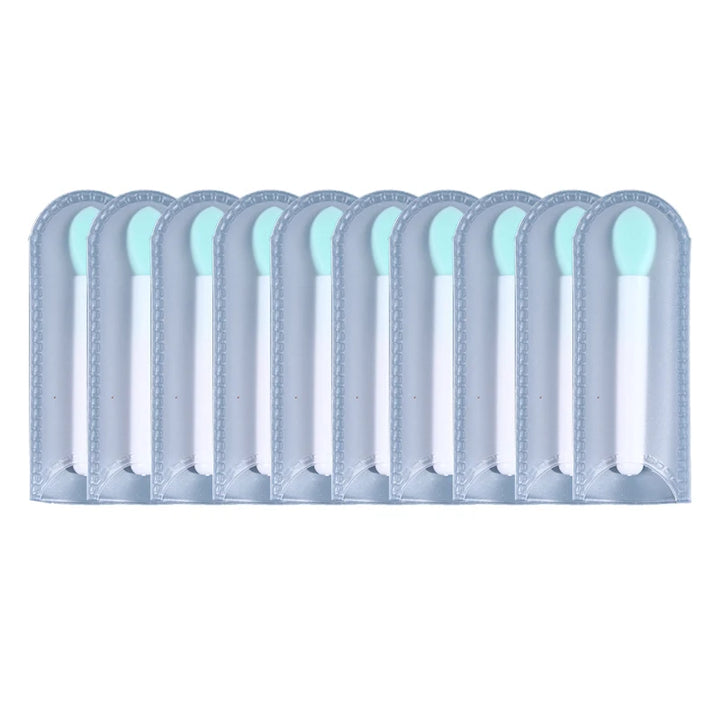 10pcs Silicone Lip Brush Set Small Makeup Brushes Lipstick Applicator Brushes For Lip Care Makeup Use