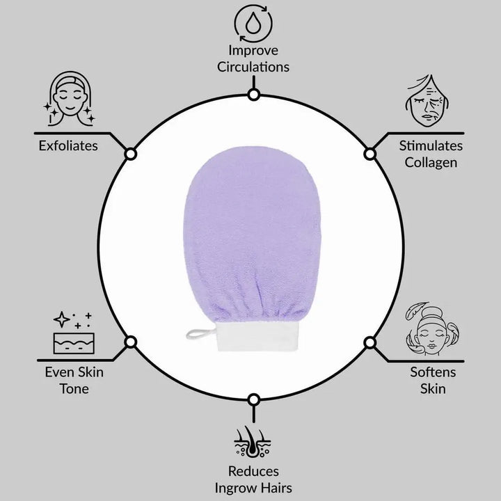 1/2 Pcs Scrub Exfoliating Gloves Back Scrub Dead Skin Facial Massage Gloves Body Cleaning Scrub Mitt Rub Dead Skin Gloves