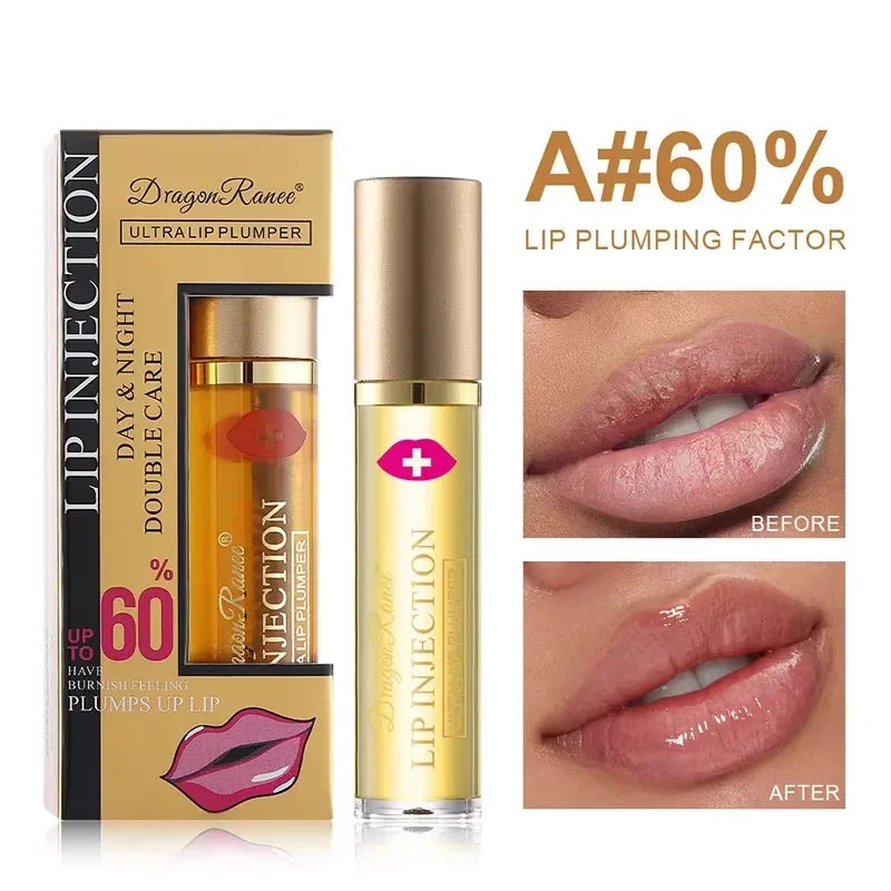 Instant Volumising Lip Plumper Oil Enhancer Lip Gloss Plumping Serum Moisturizing Anti-Wrinkle Lipstick Sexy Lip Care Makeup