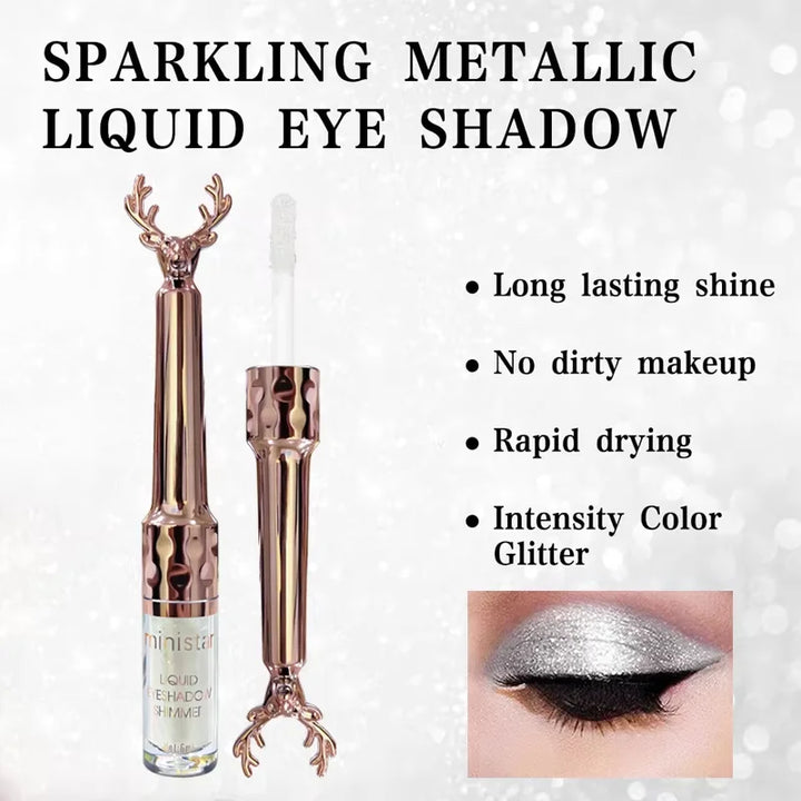 Liquid Eyeshadow High Pigment Waterproof Lasting Not Easy To Fade Pearl Glitter Portable Delicate Women's Eye Makeup