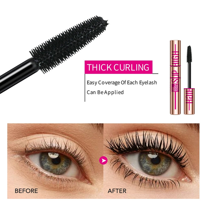 Thin and thick mascara, durable waterproof, natural eye makeup, curling eyelashes