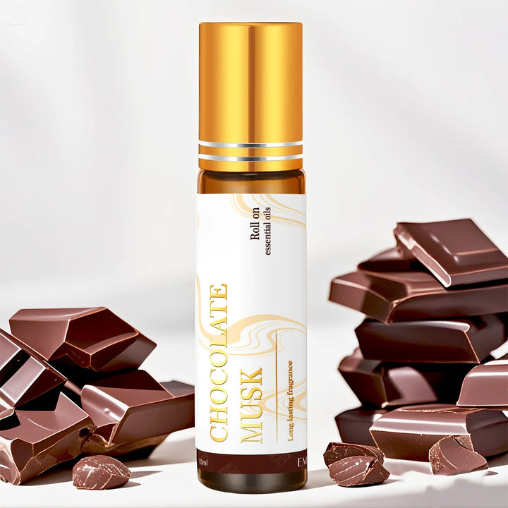 10ml Chocolate Musk Roller Essential Oils Women's perfume Massage body oils Skincare Holiday gifts Nail care Moisturizing