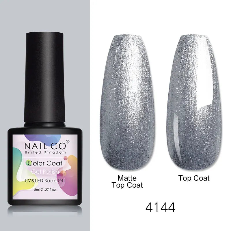 NAILCO 131Colors Vernis Semi Permanent UV Varnish Gel Nail Polish Nails Art Gel Manicure TOP BASE Varnish Hybrid