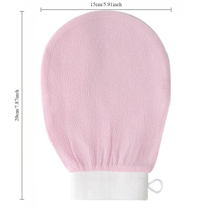 1PC Scrub Exfoliating Gloves Back Scrub Dead Skin Facial Massage Gloves Durable Multi Color Deep Cleansing Towels For Shower