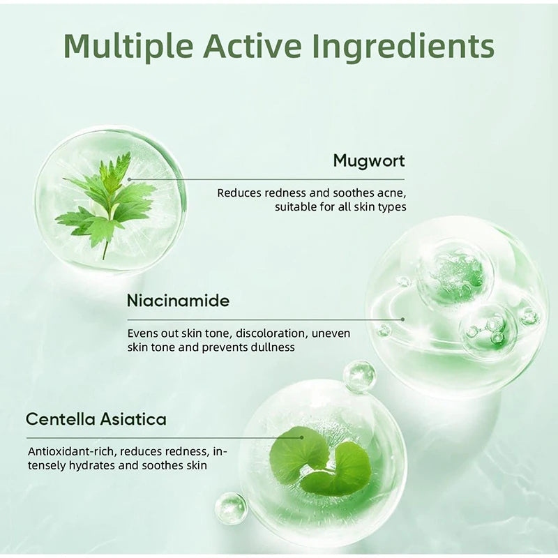 Deep Cleansing Mugwort Mud Mask Stick: Pore Cleaner,Gentle Blackhead Removal,Facial Soothing Repair,Spreadable Clay Mask
