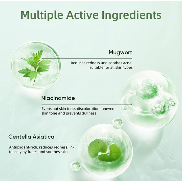 Deep Cleansing Mugwort Mud Mask Stick: Pore Cleaner,Gentle Blackhead Removal,Facial Soothing Repair,Spreadable Clay Mask