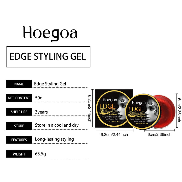 Long Lasting Hair Styling Wax No Greasy Feeling Quickly Fix Broken Hair Hold Pomade Control Frizz Flyaway Hair Styling Gel