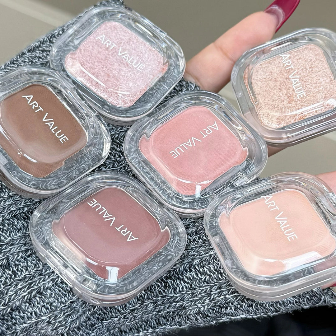 ART VALUE Single Color Eyeshadow Palette, Long-lasting, Matte & Shimmer Finish, No Fallout, Multi-color Eyeshadow for Makeup