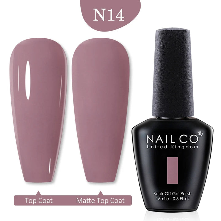 NAILCO Red Colors Series 15ML Nail Gel Polish Nail Supplies Semi Permanent For Nail Art Manicure Soak Off LED UV Hybrid Varnish