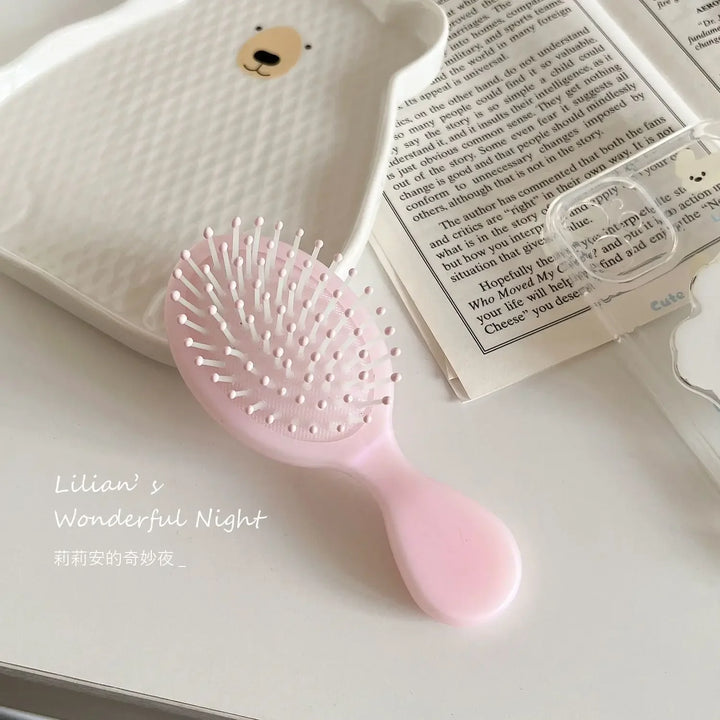 Mermaid Massage Air Cushion Combs for Kids Small Toddler Girls Hair Brushes Simplicity Lovely Hair Care Tool Fashion Solid Color