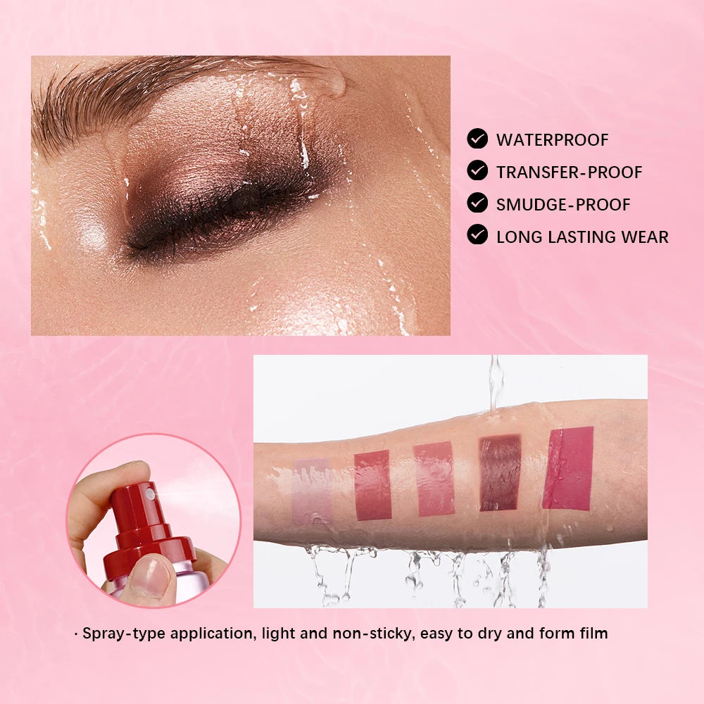 Waterproof Mattifying Setting Spray Glossy Matte Base Makeup Control Oil Non-Sticky Waterproof Make-up Fixer Spray For All Skin