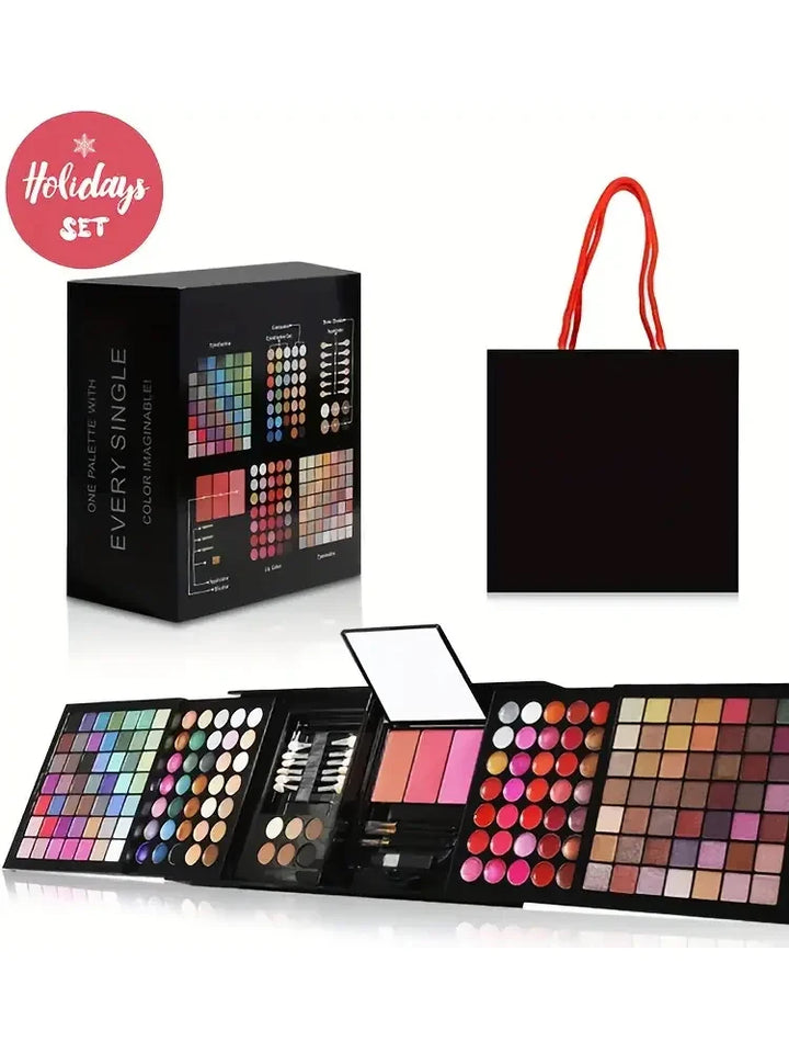177 Color Makeup Set Including Eyeshadow Palette Blush lip Gloss Concealer,All-in-one Women's Makeup et,Complete Set with Mirror
