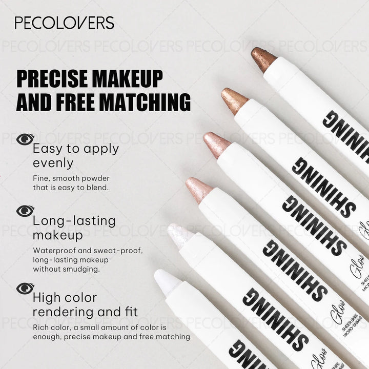 1PC Color Crease-proof Eyeshadow Stick | Light Luxury, Shimmery Finish, Ultra-creamy, Waterproof, Smooth and Easy to Apply