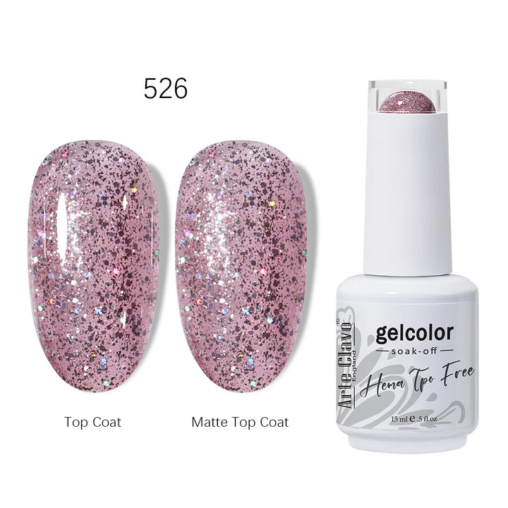 Arte Clavo 15ml HEMA TPO FREE Gel Nail Polish Pink Hybrid Nail Manicure Semi-permanent Enamels Varnish For UV LED Nails Supplies