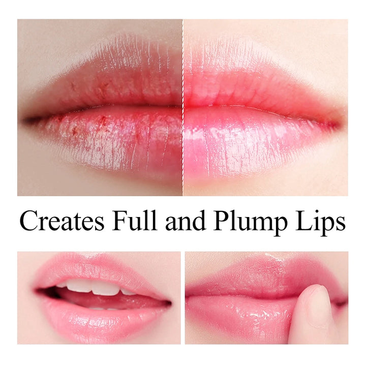 LANBENA Hyaluronic Acid Lip Balm Lip Plumper Moisturizing Reduce Fine Lines Long-lasting Hydration Protecting Dry Lip