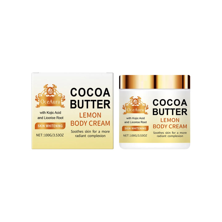 Lemon Cocoa Butter Moisturizing Face Cream Repair Moisturizing Nourishing Face Cream Brightening Cream Facial Skincare Product