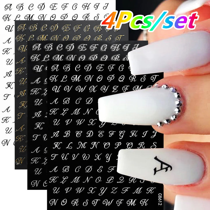 4/6Sheet/Kit Holographic Rainbow Love Heart Nail Sticker 3D Laser Heart Nail Decal Self-Adhesive Love Heart Manicure Slider &*&
