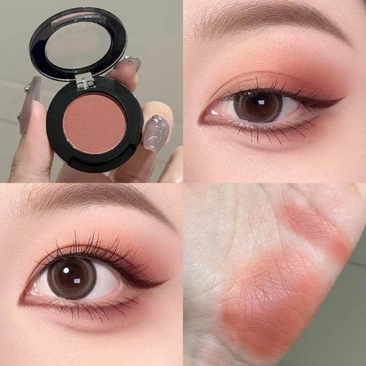 Eyeshadow Illuminator Matte White Highlighter Brighten Palette Lasting Shimmer Glitter Highly Pigmented Monochrome Eyes Makeup