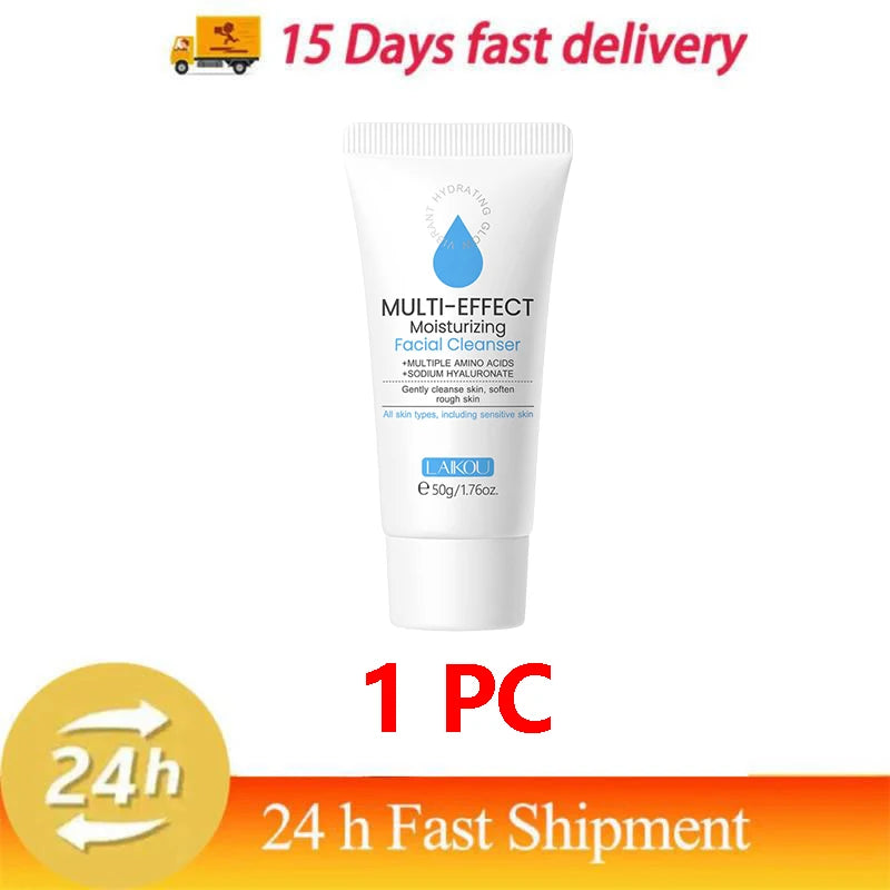 Facial Cleanser Deep Cleansing Foam Remove Dark Spots Acne Mark Pores Refining Blackheads Oil Control Face Wash Scrub Face Gel