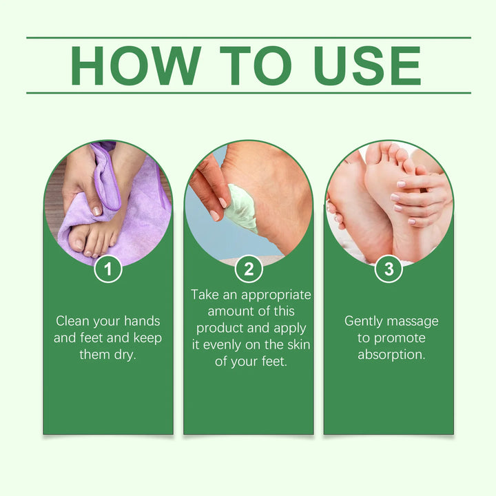 Moisturizing Foot Cream Peppermint Relieving Dryness Anti Crack Repair Exfoliation Removing Dead Skin Softening Smooth Feet Balm