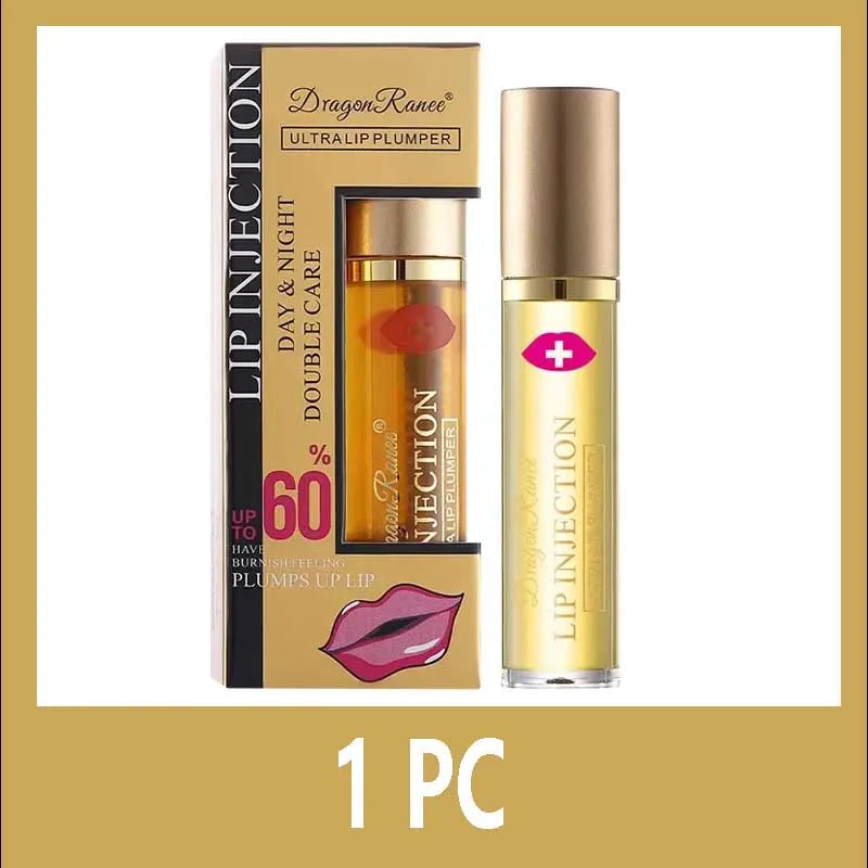 Instant Volumising Lip Plumper Oil Lip Enhancer Lip Gloss Plumping Serum Moisturizing Anti-Wrinkle Lipstick Sexy Care Makeup