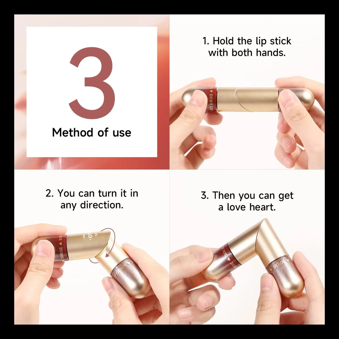 Hydrating Plumping High-Shine Lip Oil Mirror Gloss for Moisturized Luscious Lips Long-Lasting Comfortable Wear Lip Care