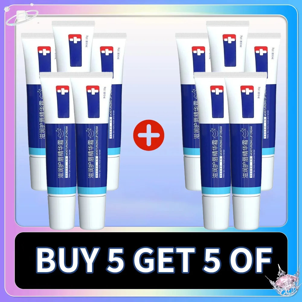 Lip serum cream, lightens lip lines, brightens lip color, moisturizes and moisturizes treatment