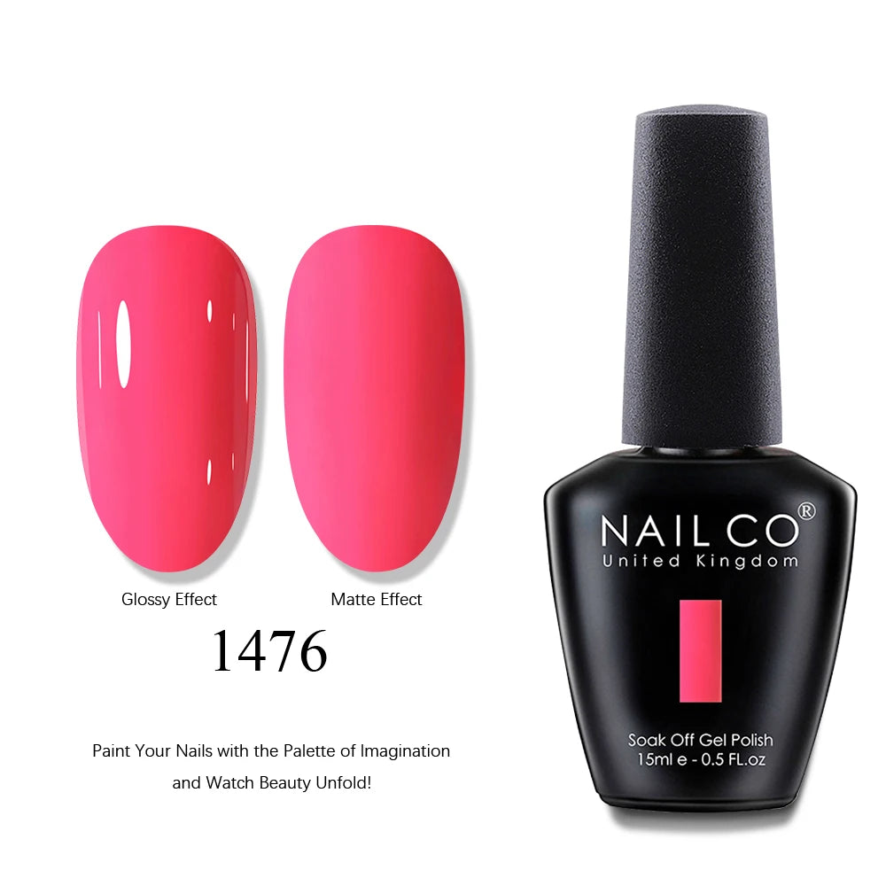 NAILCO Top Coat Base Coat Magic Remover Lacquer UV Color Gel Nail Polish Esmalte Soak Off Semi Permanente Vernis Nails Art Tips