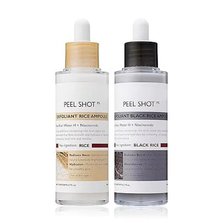 Rice Exfoliating Serum Facial Moisturizer Blackhead Removal Pore Shrinking Korean Skin Care Hydrating Face Serum Brightening