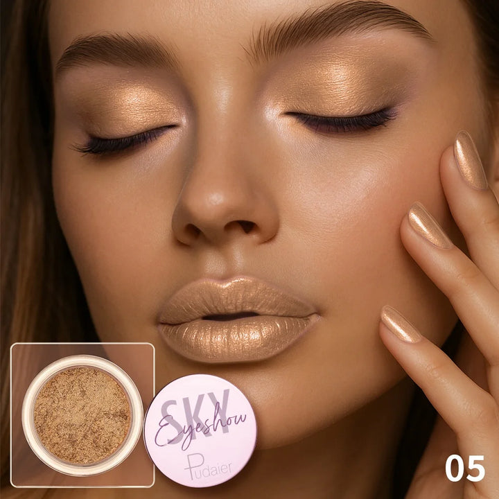 Glitter Sparkle Eyeshadow-Shiny and high-gloss eyeshadow, easy to apply, with high color rendering, Festival parties