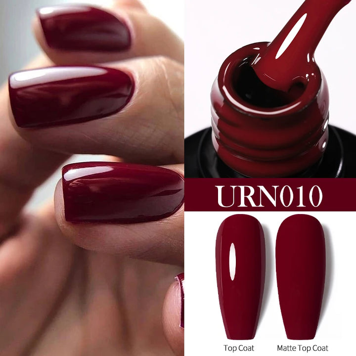 UR SUGAR 7/7.5ml Nude Glitter Color Nail Gel Polish Semi-permanent Varnish Soak Off Nail Art Base Top Coat UV LED Gel Manicure