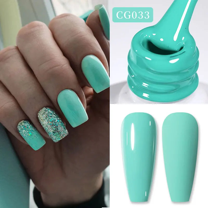 BORN PRETTY Jelly Nude Gel Nail Polish 10ml Light Pink Peach Translucent Color UV Light Cure Gel Varnish Nail Art DIY at Home