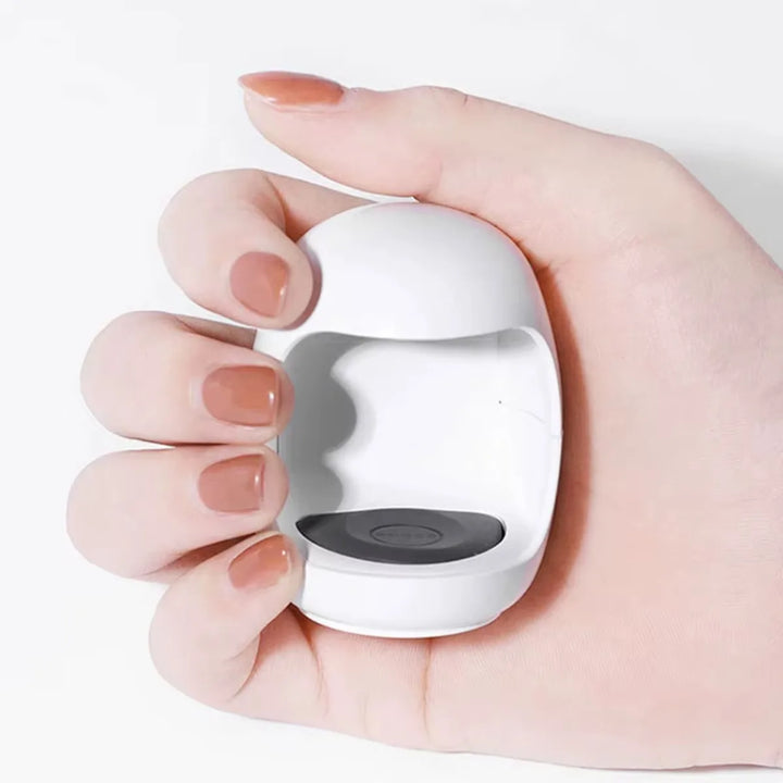 YIKOOLIN 6W Mini UV LED Nail Lamp – Cute Eggshell Design, USB Portable Gel Curing Light