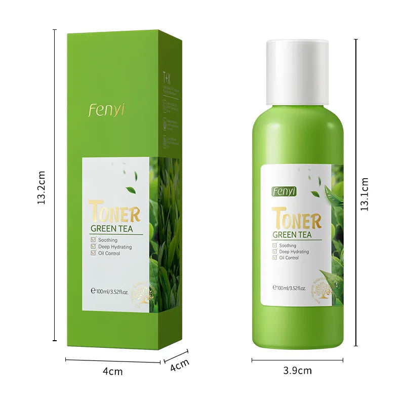 LAIKOU Green Tea Face Tonic Hydration Smooth Facial Toner Oil Control Moisturizing Whitenting Skin Care