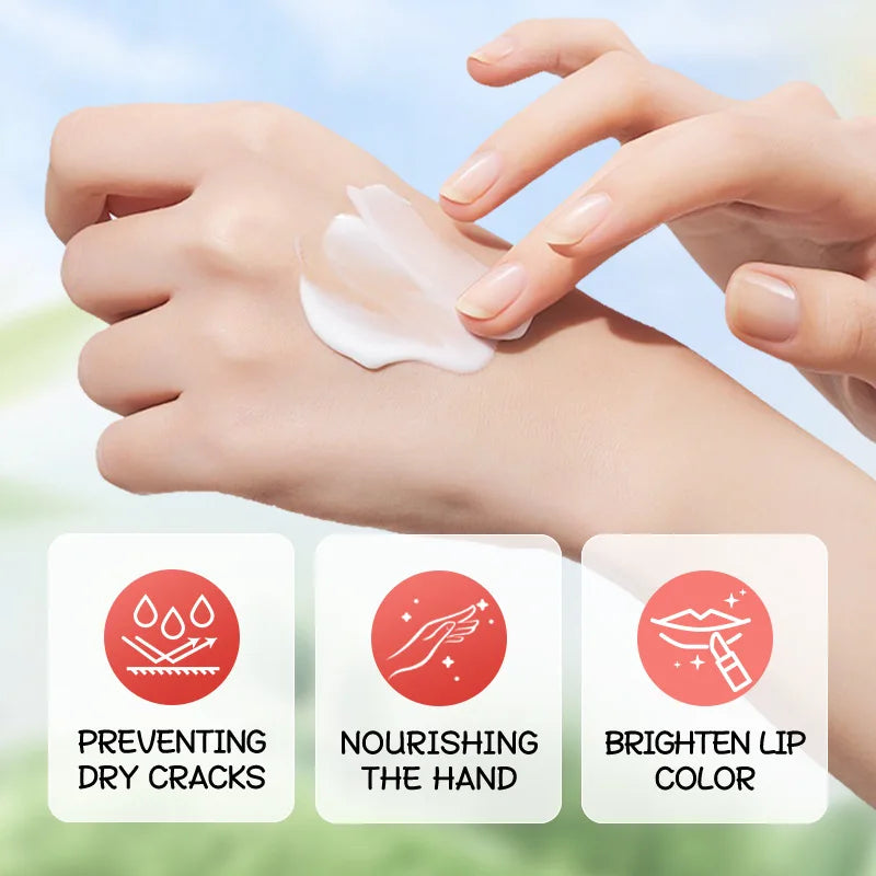 Strawberry Hand Cream and Lip Balm Set - Deeply nourishing, a winter must-have, soft and hydrating to lock in moisture