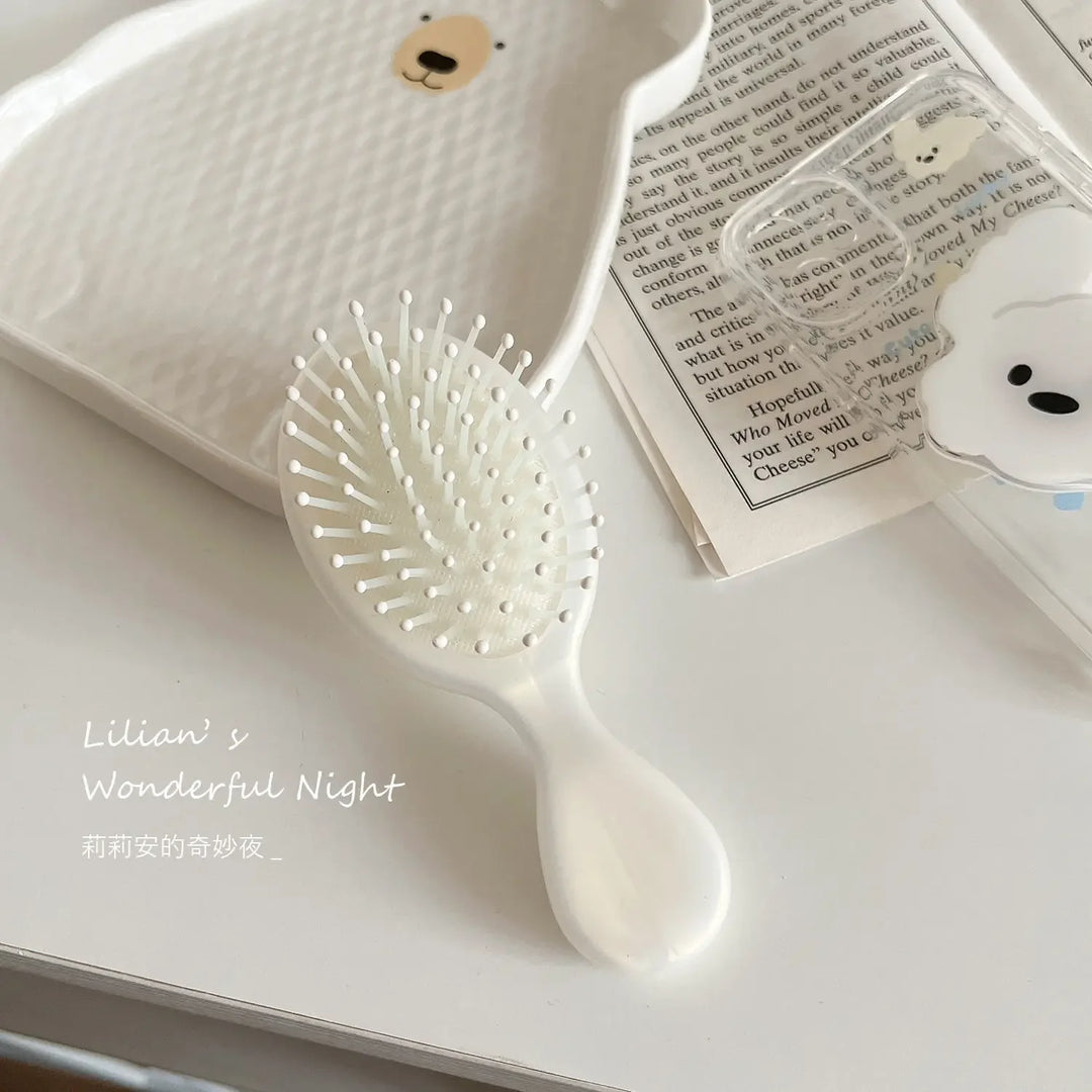 Mermaid Massage Air Cushion Combs for Kids Small Toddler Girls Hair Brushes Simplicity Lovely Hair Care Tool Fashion Solid Color