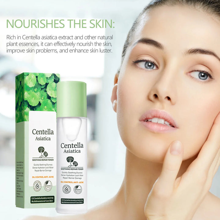 Centella Toner Centella Asiatica Soothing Face Anti-Aging Pore Control Hyaluronic Acid Lifting Facial Serum Centella water 30ml