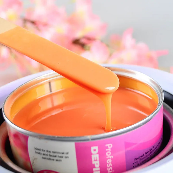 400g Canned Hair Removal Honey Wax Painless Body Hair Removal Soft Wax SPA Depilatory Quick Melting Oiliness Hot Wax Skin Care
