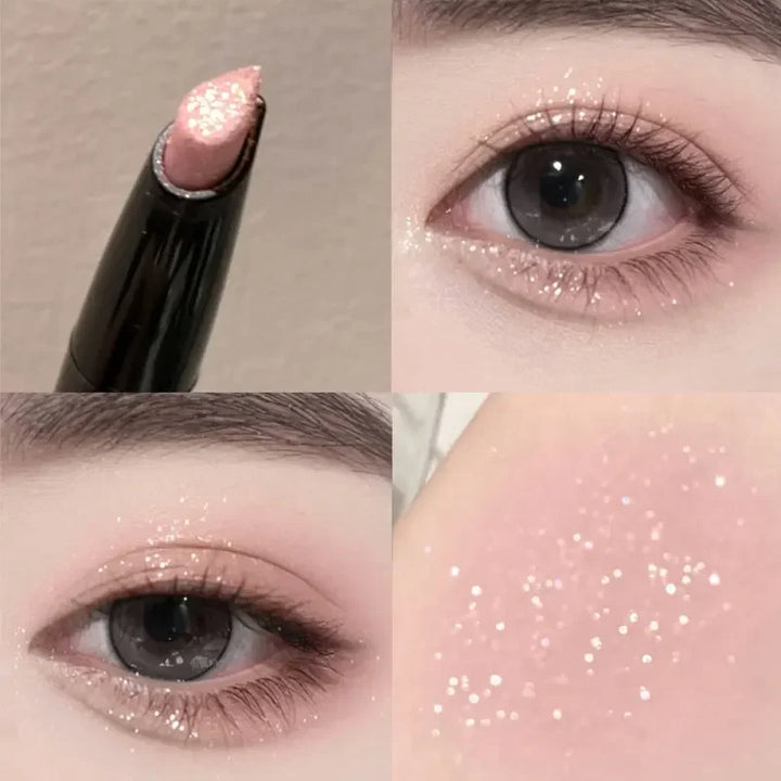 Glittering Highlighter Stick With Diamond Like Feel Silky And Good Ductility Face Brightening Three Dimensional Eye Shadow Pen