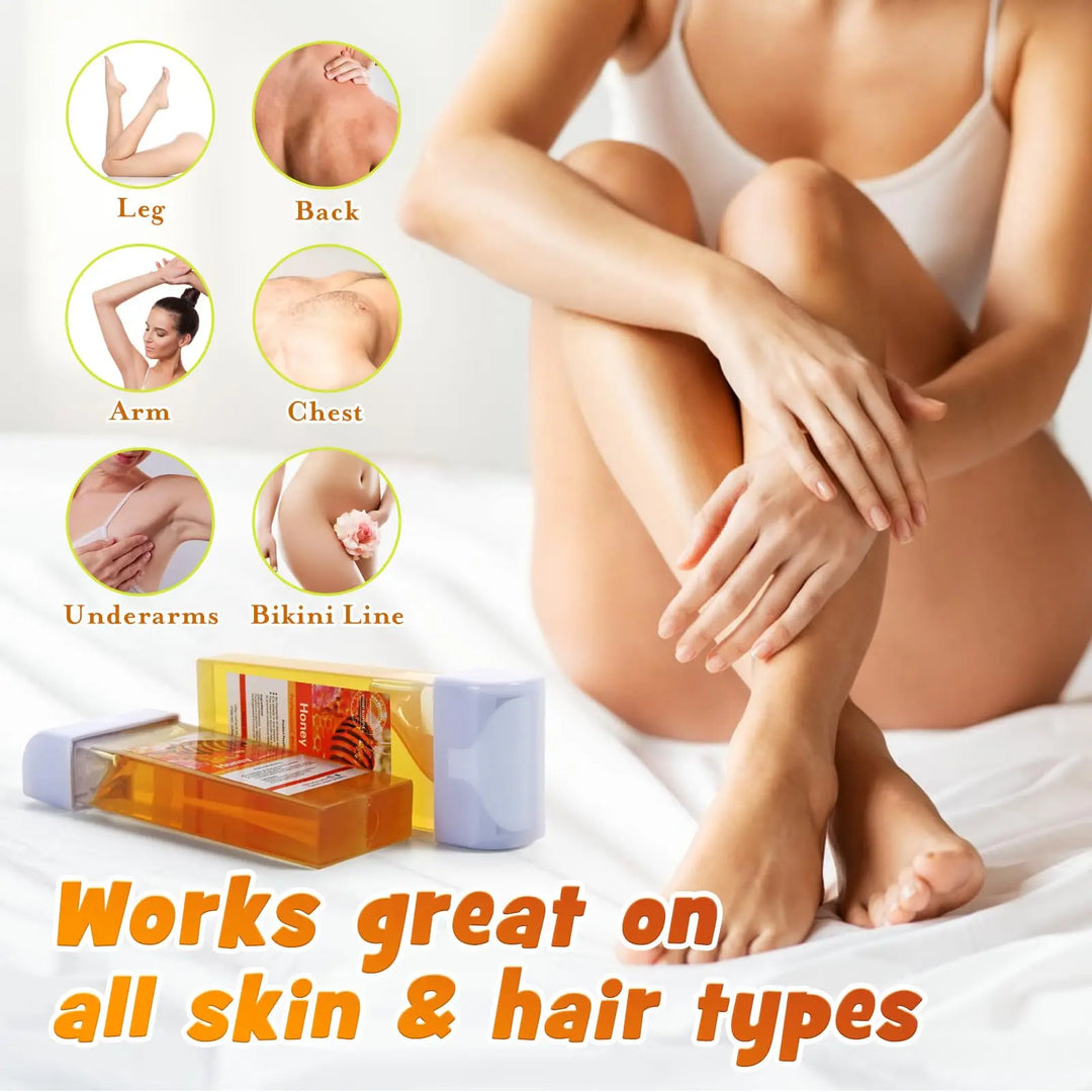 Hair Removal Wax Roller Refill Kit Volume Hair Removal Wax Tube Warms the Whole Body Limbs Hand Hair Removal Cream